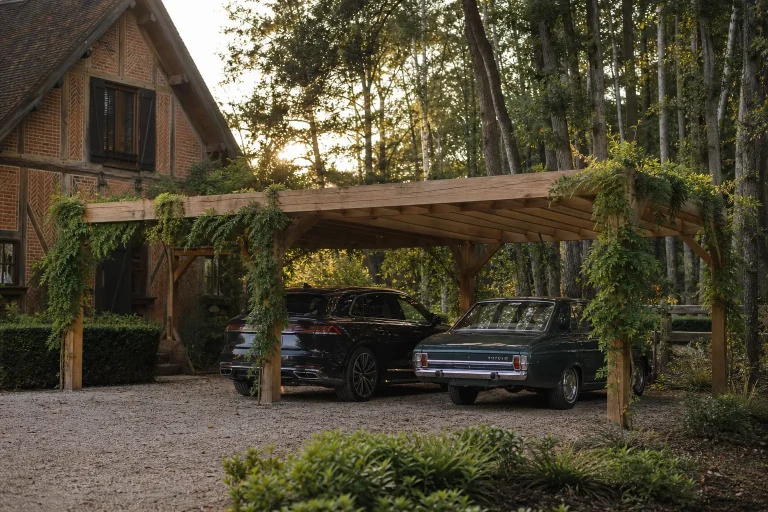 Carport végétalisé en Centre-Val de Loire